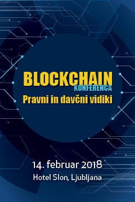 Blockchain konferenca - Pravni in davčni vidiki