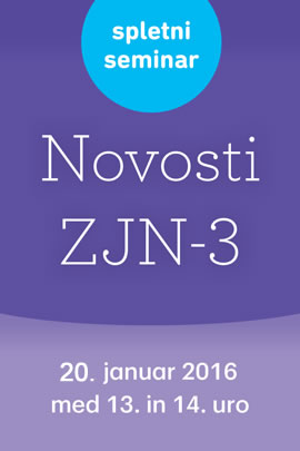 Spletni seminar Novosti ZJN-3