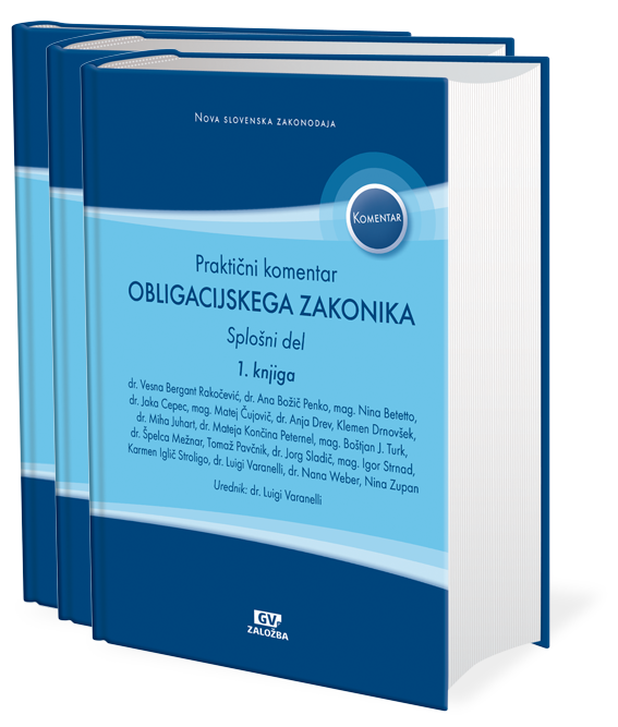 Praktični komentar Obligacijskega zakonika (OZ) – splošni del