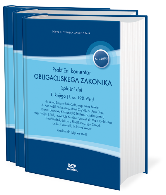 Praktični komentar Obligacijskega zakonika (OZ) – splošni del