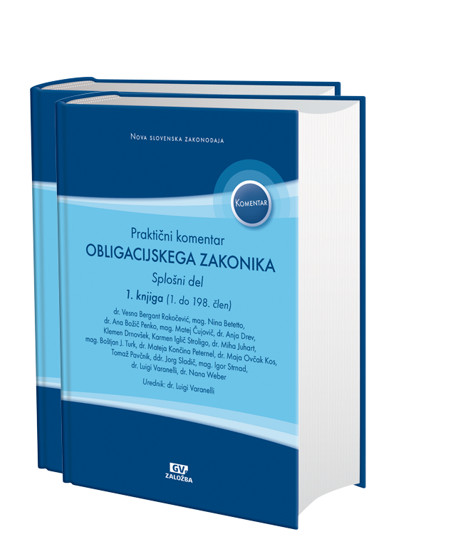 Praktični komentar Obligacijskega zakonika (OZ) – splošni del