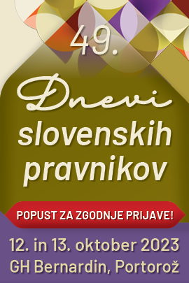 49. Dnevi slovenskih pravnikov
