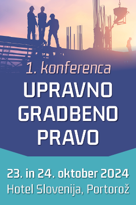 1. konferenca Upravno gradbeno pravo