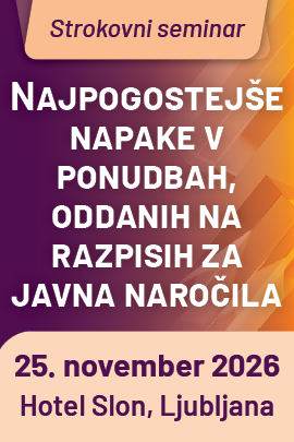 Najpogostejše napake v ponudbah, oddanih na razpisih za javna naročila Najpogostejše napake v ponudbah, oddanih na razpisih za javna naročila